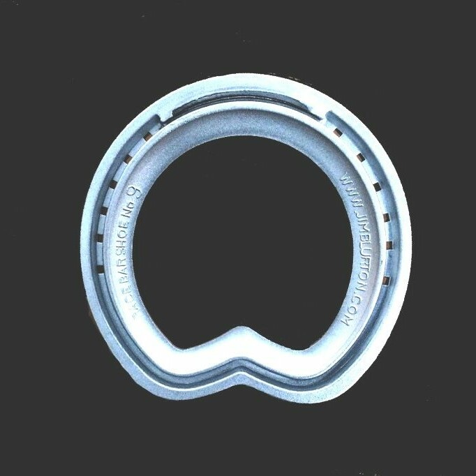 Aluminium Racebar with steel insert - visit the official Jim Blurton shop to buy online, horseshoes, farrier tools & accessories distributed worldwide.