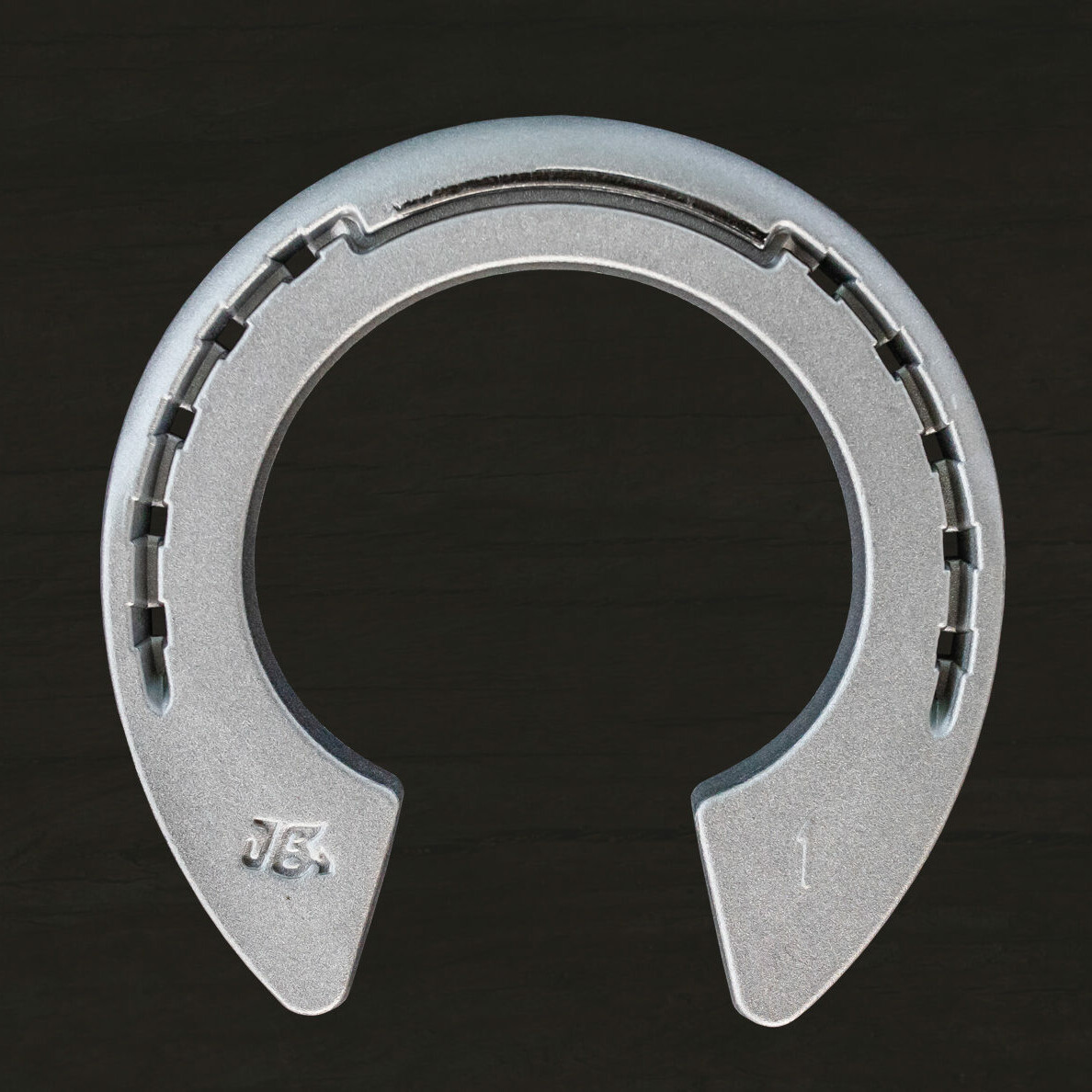 Aluminium Onion Heel Shoe - visit the official Jim Blurton shop to buy online, horseshoes, farrier tools & accessories distributed worldwide.