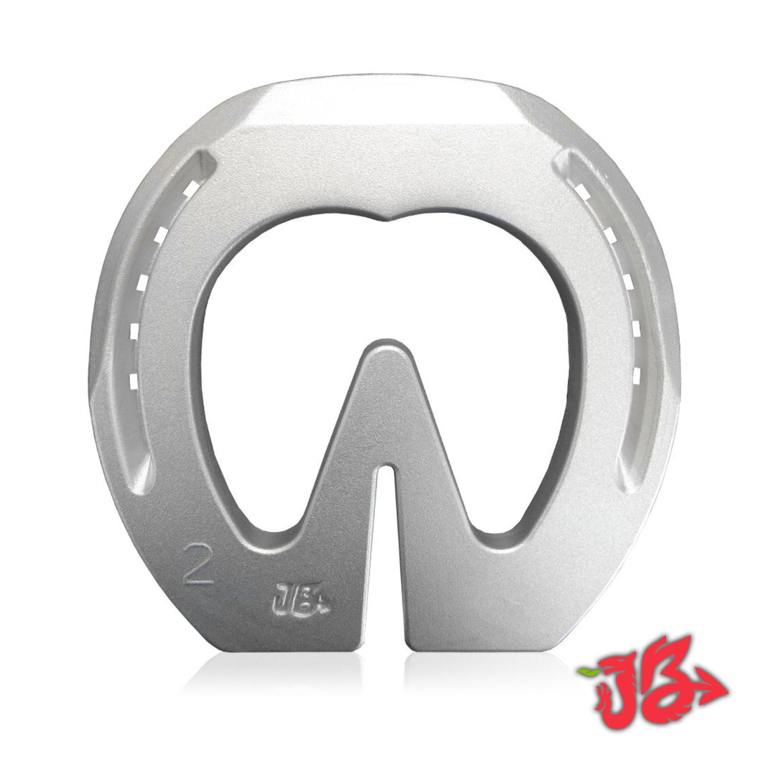 Aluminium Heart Bar Shoe - visit the official Jim Blurton shop to buy online, horseshoes, farrier tools & accessories distributed worldwide.